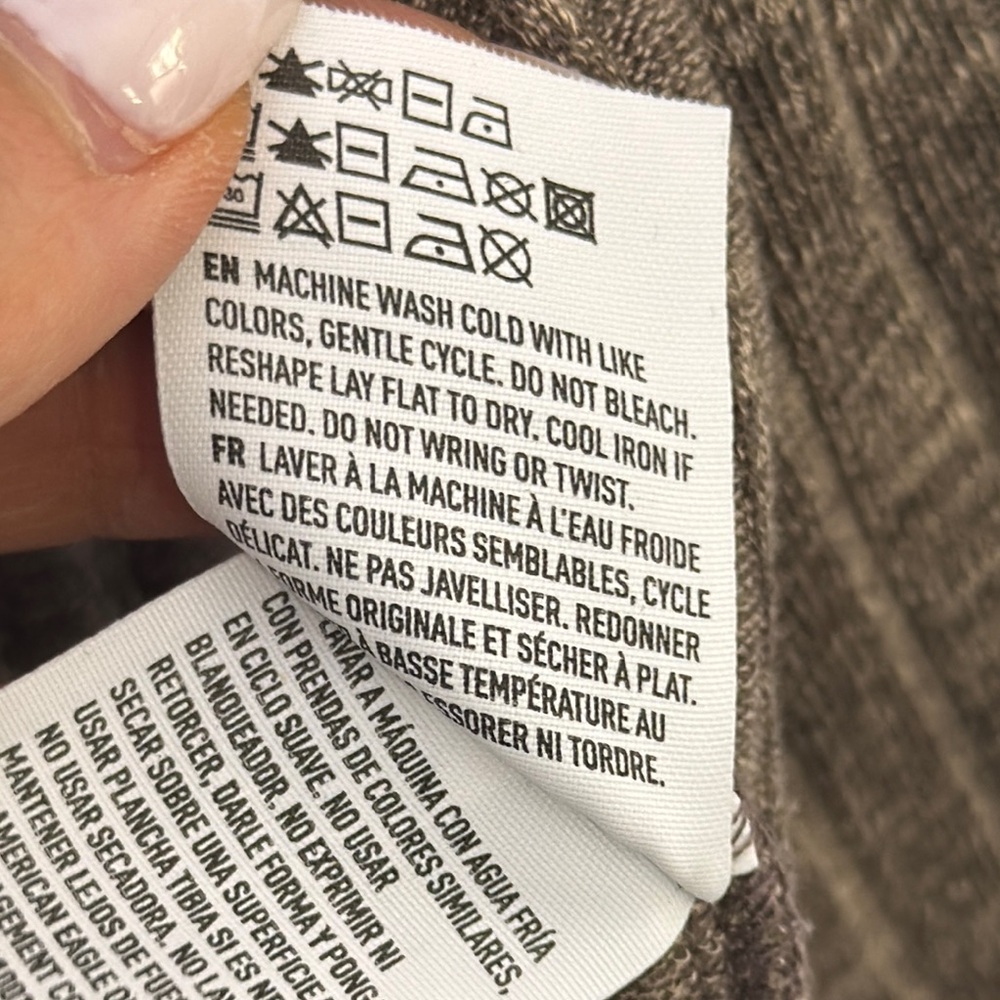 American Eagle Outfitters Brown Textured Knit Cardigan - Picture 5 of 6